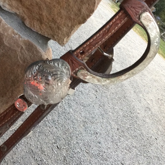 Western headstall horse riding show horsemanship equestrian cowgirl reining - Picture 3 of 9